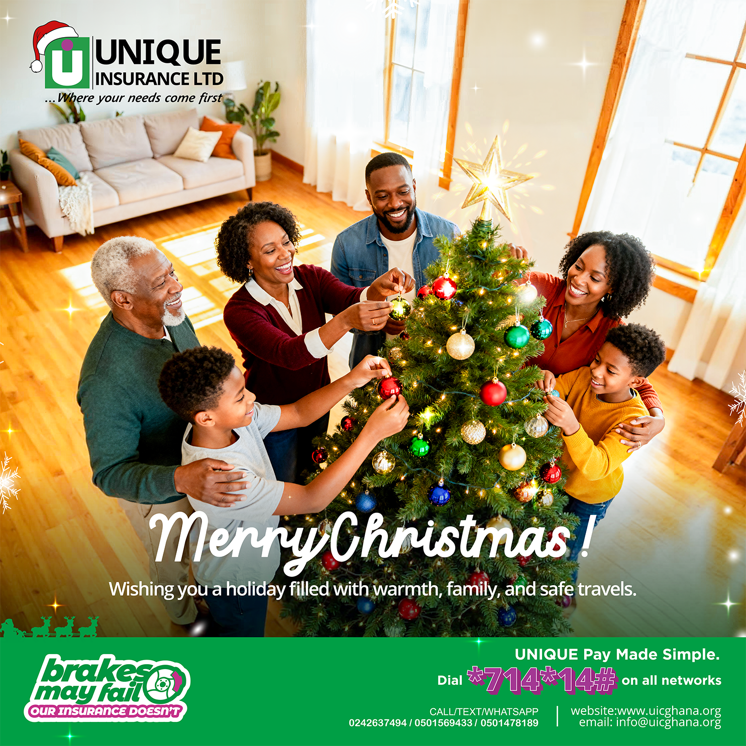 Merry Christmas, wishing you a holiday filled with warmth