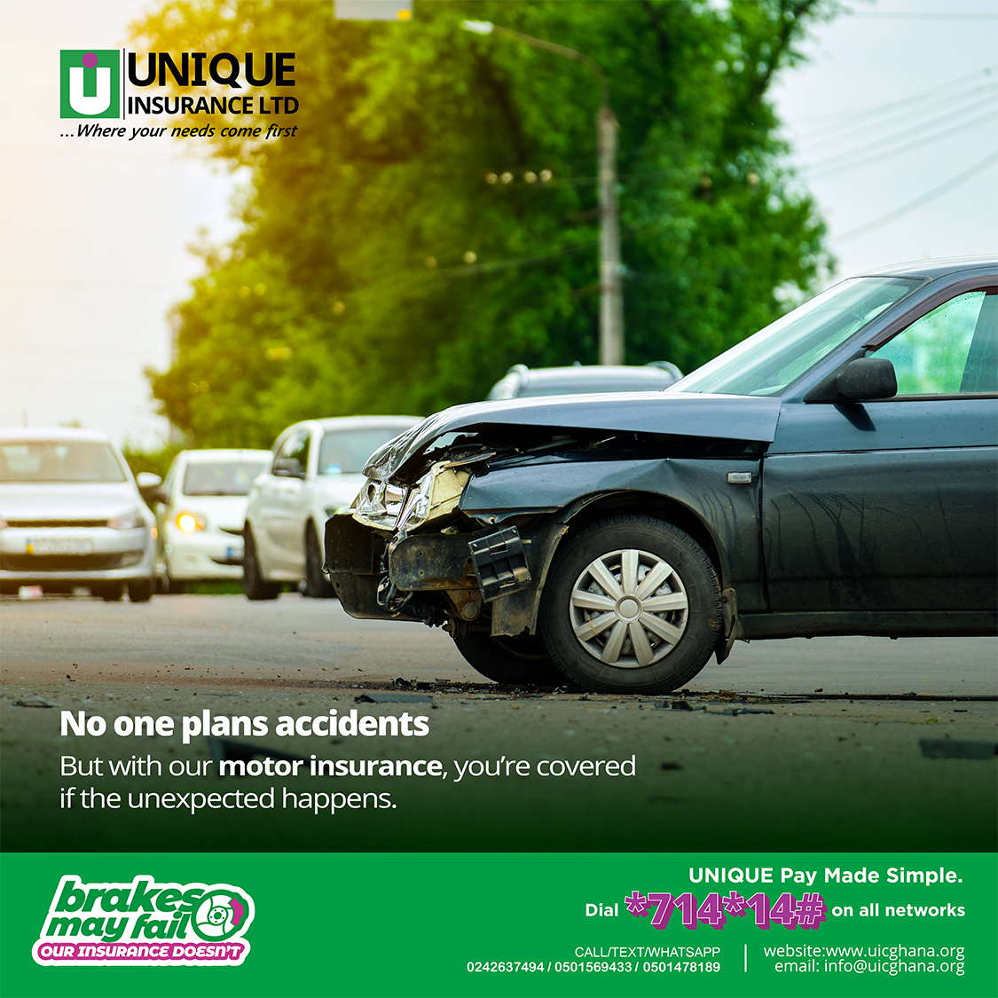 Keep calm and stay protected with Unique’s motor insurance